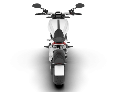 Modern scooter beyaz arkaplanda izole edildi