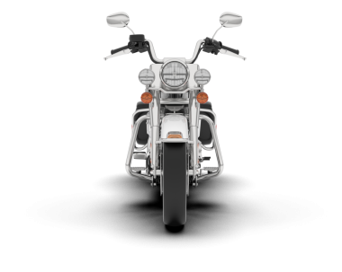 Motosiklet beyaz arkaplanda izole edildi. 3 boyutlu görüntüleme