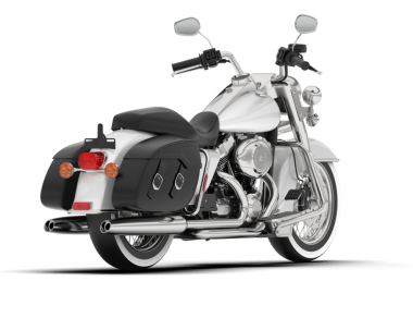 beyaz arka planda modern motosiklet