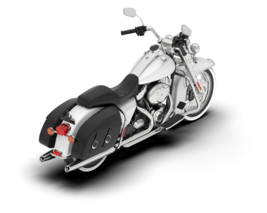 Motosiklet beyaz bir arkaplanda izole edilmiş