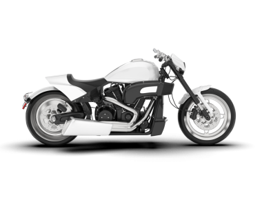 3 boyutlu bir motosiklet.