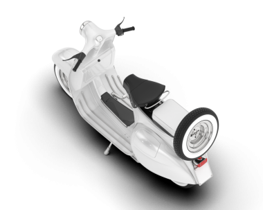 modern beyaz eski mobilet