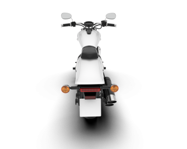 beyaz modern scooter beyaz arka planda izole