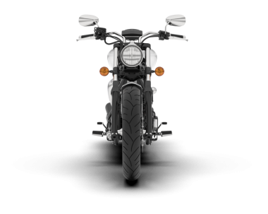 Hafif arka planı olan modern bir motosiklet. 3d illüstrasyon