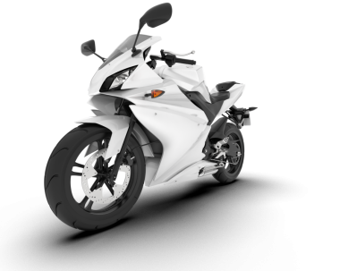 Beyaz arka planda modern elektrikli scooter