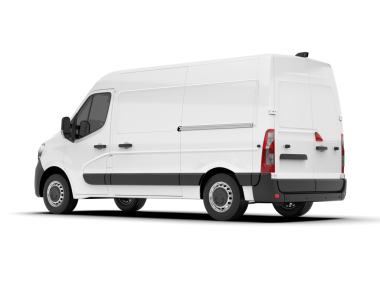 Beyaz arka planda izole edilmiş beyaz modern araba