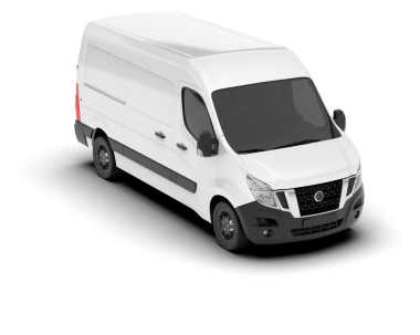 Modern dağıtım minibüsü. Vektör. 10 saniye.