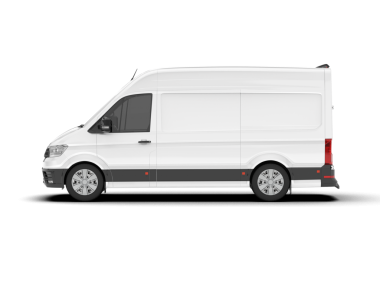 beyaz arkaplanda izole edilmiş minibüs 3 d illüstrasyon