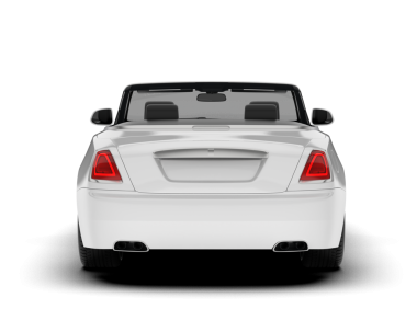 Araba geri görüşü. Ön manzara. vektör illüstrasyonu.