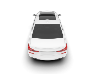 Gerçekçi bir araba. yan görünüm