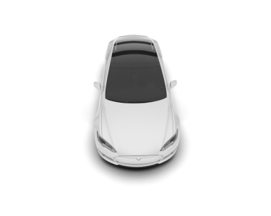 Beyaz arka planda bir araba. Yüksek çözünürlüklü araba. 3d illüstrasyon