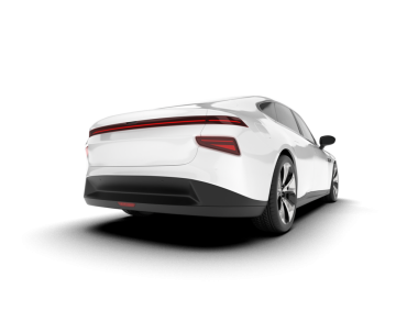 Gerçekçi araba izole vektörü. Ön manzara. Arkadan bak. Yan görünüş. Yan görünüş. vektör illüstrasyonu