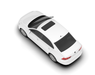 beyaz arkaplanda izole edilmiş araba 3 boyutlu görüntüleme