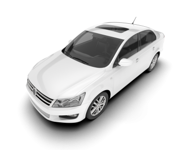 modern lüks araba izole