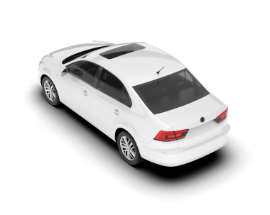 modern araba gri arka planda izole edilmiş.