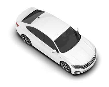 araba beyazda izole edildi