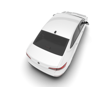 Aracın 3 boyutlu görüntüsü beyaz arkaplanda izole edildi