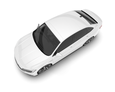 Beyaz arka planda modern bir araba. vektör illüstrasyonu