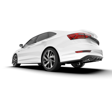 modern otomobil arka planda izole edildi.