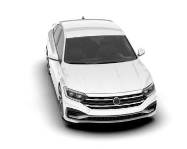 Beyaz arka planda bir araba. 3d illüstrasyon.