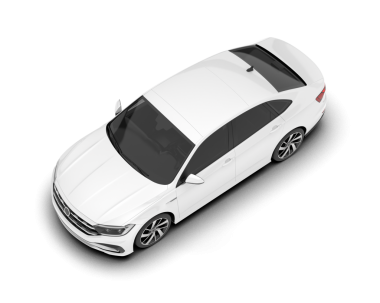 beyaz arkaplanda modern araba