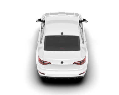 modern elektrikli araba beyaz arka planda izole edildi. 3 boyutlu görüntüleme