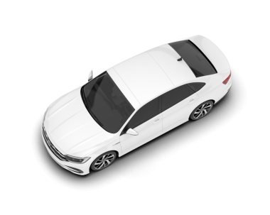 modern araba beyaz arka planda izole edildi. 3 d illüstrasyon