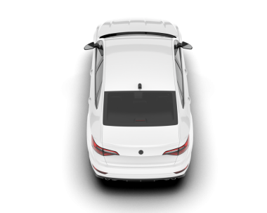 Modern araba beyaz arka planda izole edilmiş. 3d illüstrasyon