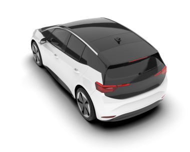 beyaz arka planda izole edilmiş modern beyaz lüks araba