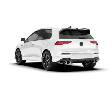 modern SUv beyaz arkaplanda izole edildi