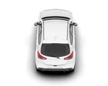 Modern araba manzarası. 3d oluşturma