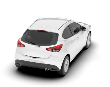 beyaz araba beyaz zemin üzerine izole