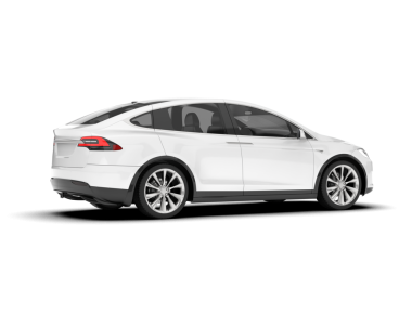 Beyaz arka planda modern bir araba. 3d oluşturma.