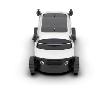 Modern elektrikli araba. izole edilmiş 3d illüstrasyon