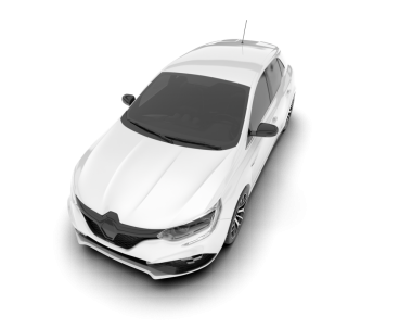 bir arkaplan üzerinde izole araba beyaz arkaplan - 3 boyutlu görüntüleme