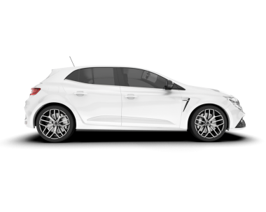 beyaz araba üzerinde beyaz izole