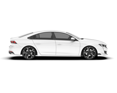 modern sedan araba beyaz arka planda izole.