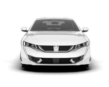 Modern araba. Ön manzara. vektör illüstrasyonu