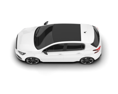 modern beyaz sedan araba