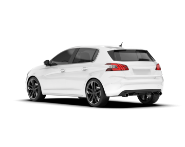 modern araba kırpma yolu ile beyaz arka planda izole ve yok