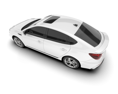 araba modern beyaz renk