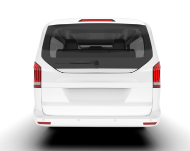 gerçekçi araba arka görünüm vektörü