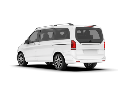 beyaz araba beyaz zemin üzerine izole