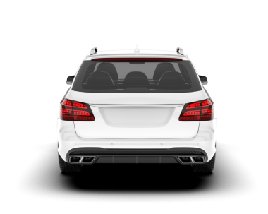 Araba geri görüşü. 3d oluşturma