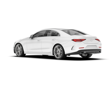 Beyaz arka planda izole edilmiş beyaz araba