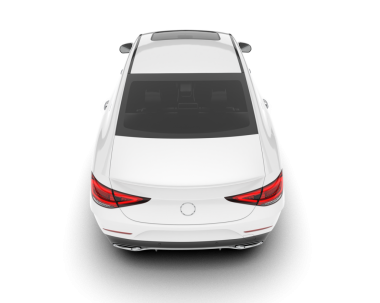 Modern beyaz araba. vektör illüstrasyonu