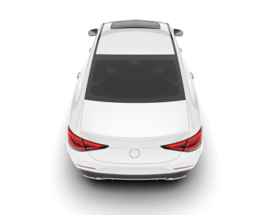 araba beyazda izole edildi