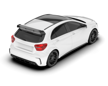 Modern bir arabanın 3 boyutlu tasarımı daha az genel bir sedan.