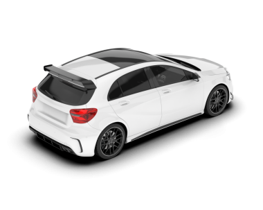 beyaz modern spor araba - arka plan