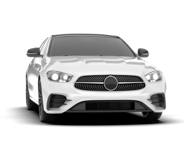 Modern araba manzarası. 3d oluşturma